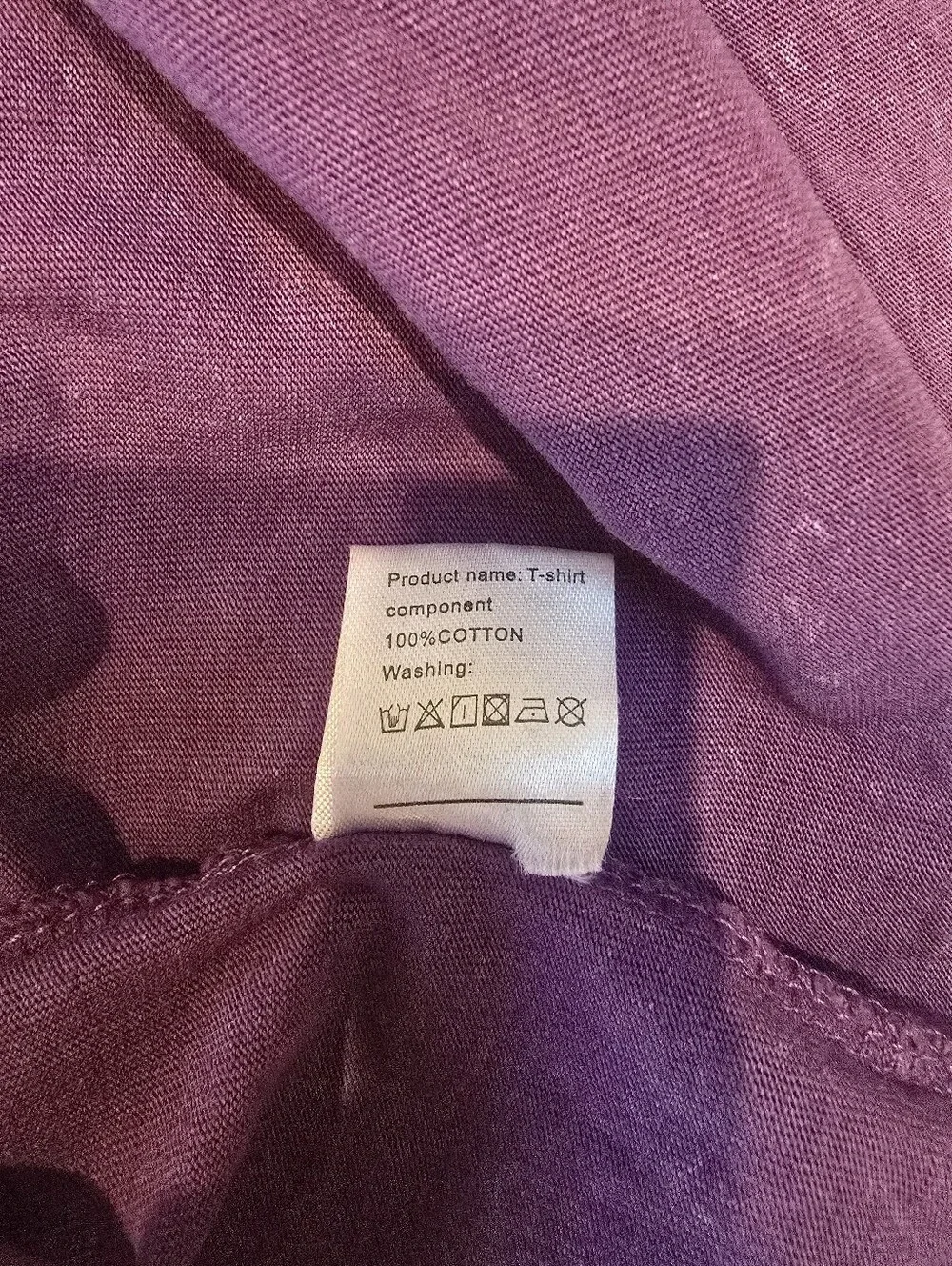 NWOT Bright Purple XL Crewneck Tee - Picture 5 of 5